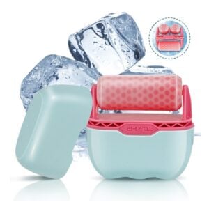 Pore Tube dual head ice roller with freezer case
