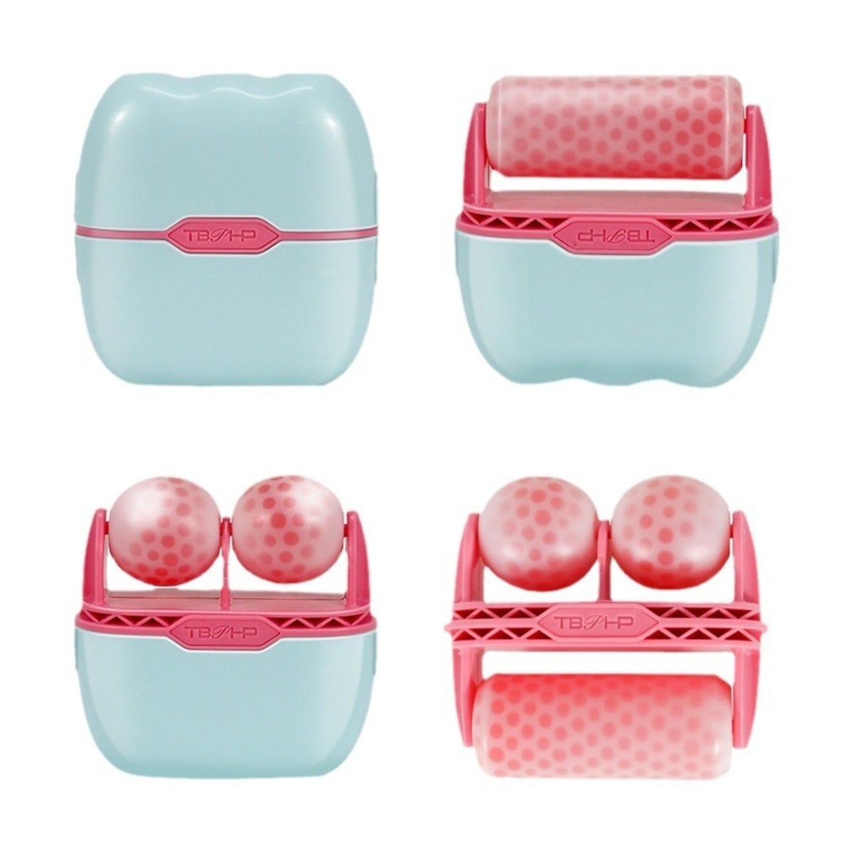 Pore Tube dual head ice roller with freezer case – view 3